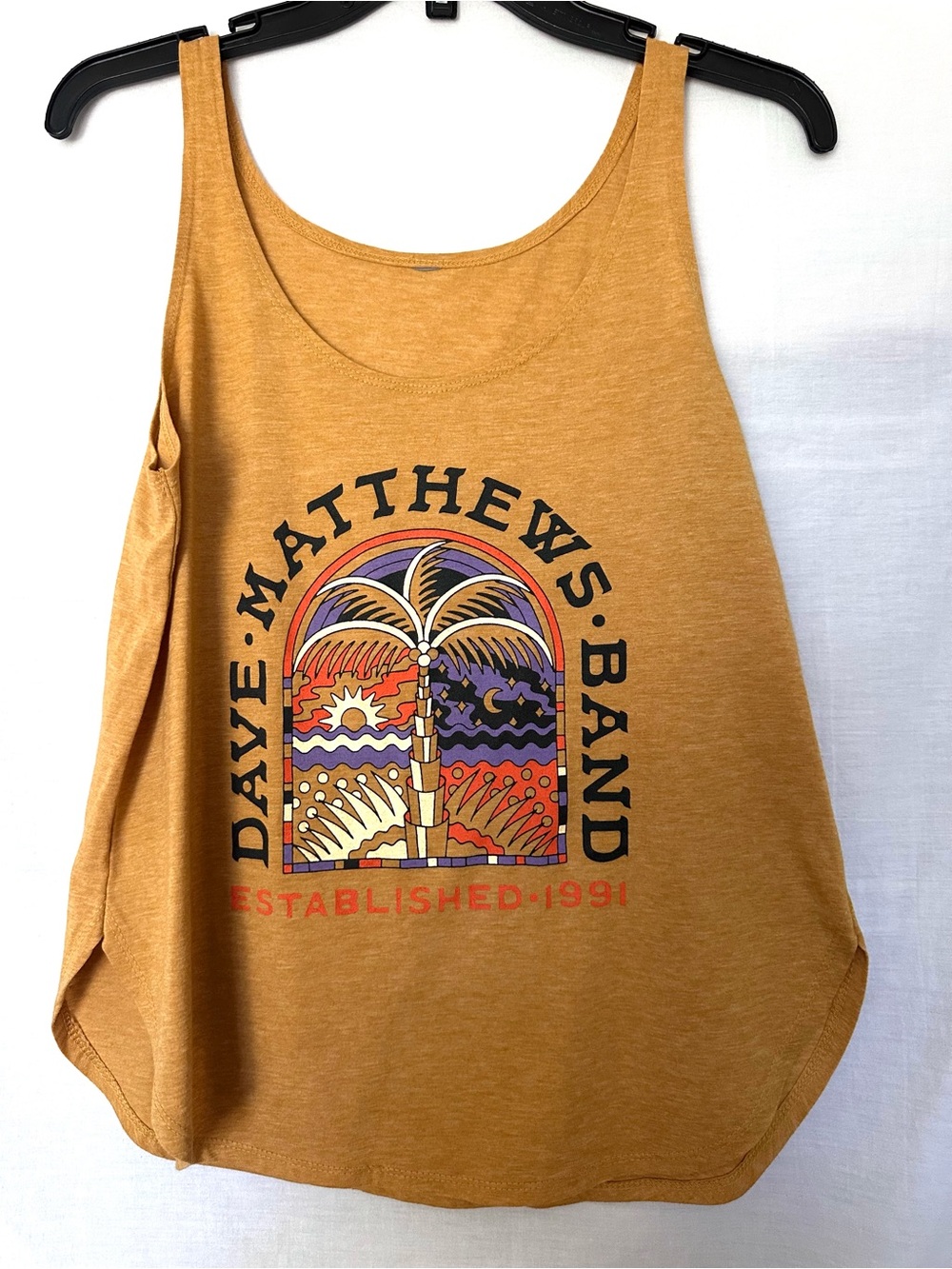 Dave Matthews Band Palm Tree Graphic Concert Tank Top